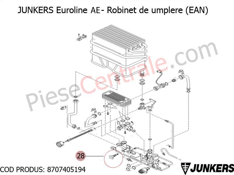 Poza Robinet de umplere (EAN) centrale termice Junkers Euroline AE