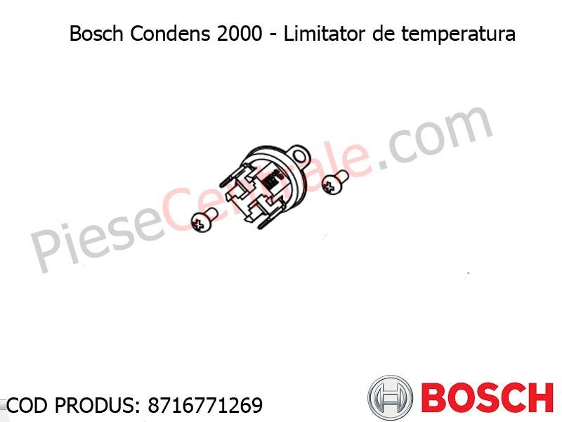 Poza Limitator de temperatura centrala termica Bosch Condens 2000, Buderus Logamax Plus