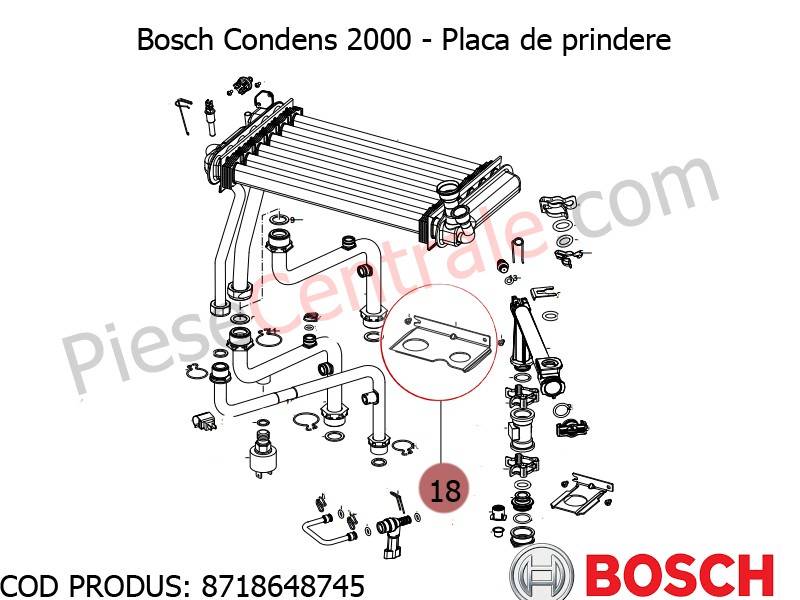 Poza Presostat de apa centrala termica Bosch Condens 2000, Bosch Gaz 4000W, Buderus Logamax U042
