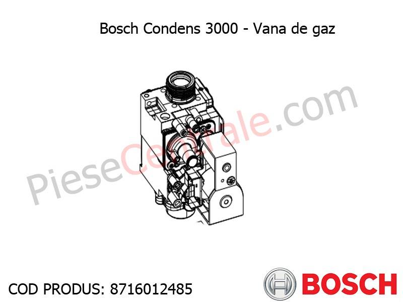 Poza Vana gaz centrala termica Bosch Condens 3000