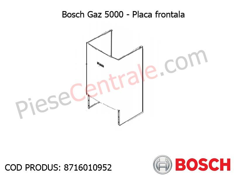 Poza Placa frontala centrala termica Bosch Gaz 5000