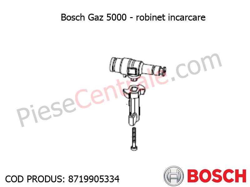 Poza Robinet incarcare centrala termica Bosch Gaz 5000, Buderus Logamax U042