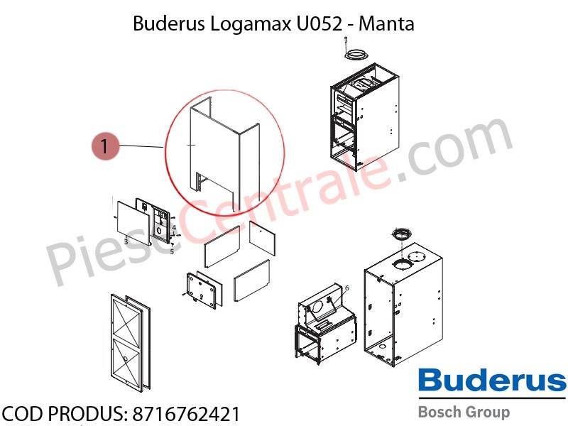 Poza Manta centrala termica Buderus Logamax U052