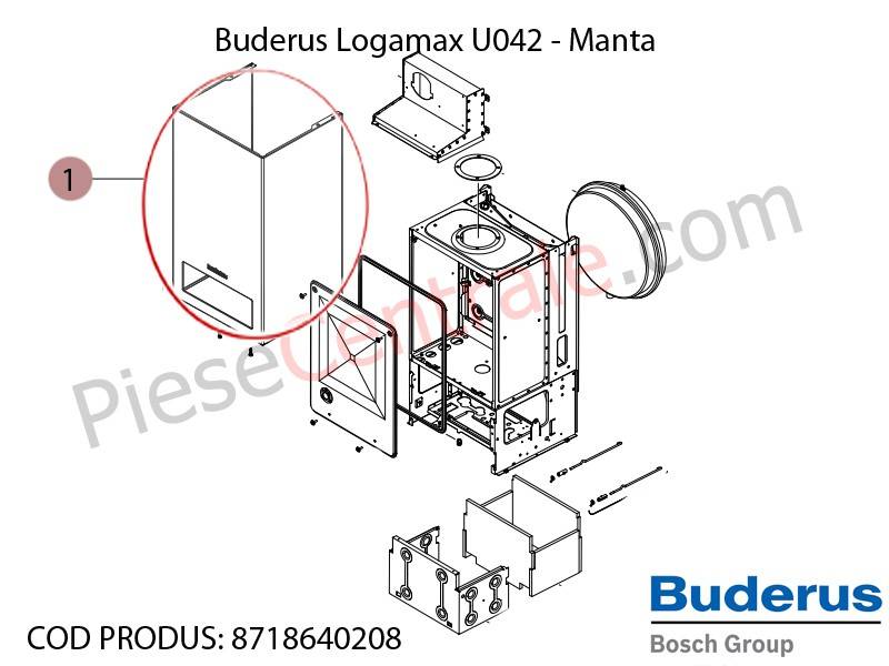 Poza Manta centrala termica Buderus Logamax U042