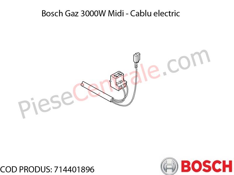 Poza Cablu electric centrala termica Bosch Gaz 3000W Midi