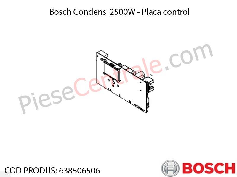 Poza Placa electronica centrala termica Bosch Condens 2500W