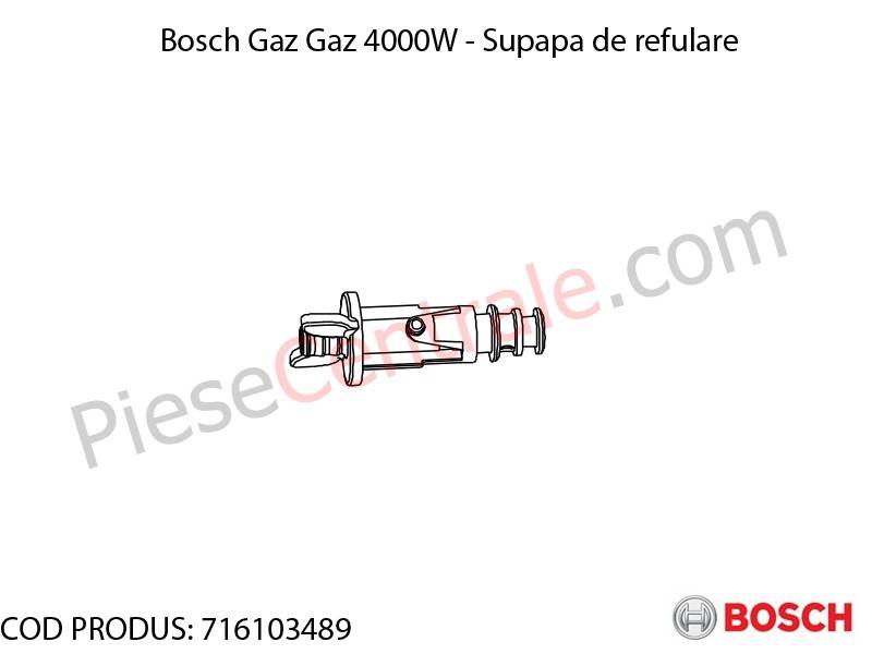 Poza Supapa refulare centrala termica Bosch Gaz 4000W