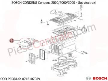Poza Set electrozi centrale termice Bosch Condens 7000 W