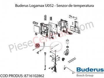 Poza Senzor de temperatura centrala termica Buderus Logamax U052