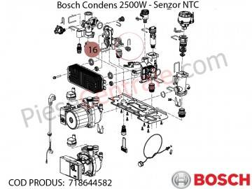 Poza Senzor NTC centrala termica Bosch Condens 2500W