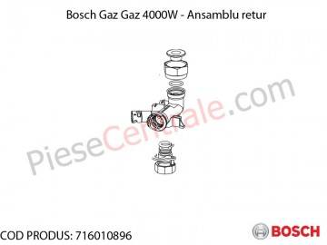 Poza Ansamblu retur centrala termica Bosch Gaz 4000W