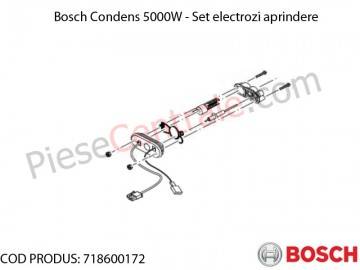 Poza Set electrozi aprindere centrala termica Bosch Condens 5000W