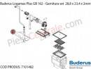 Garnitura set 28,8 x 23,4 x 2mm centrala termica Buderus Logamax Plus GB 162